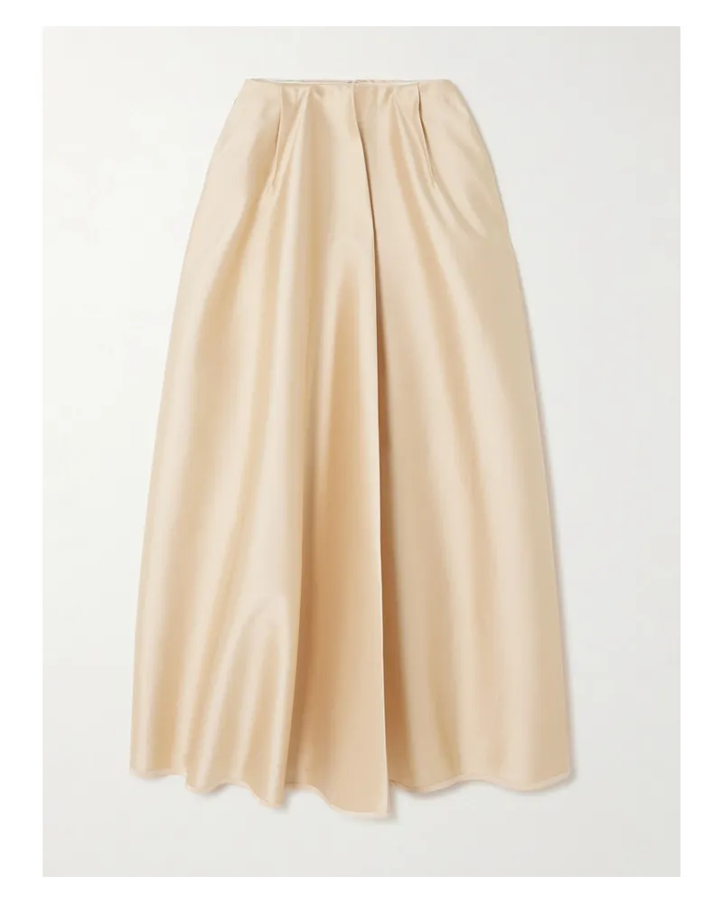 Carven Midirock aus Organza Neutral