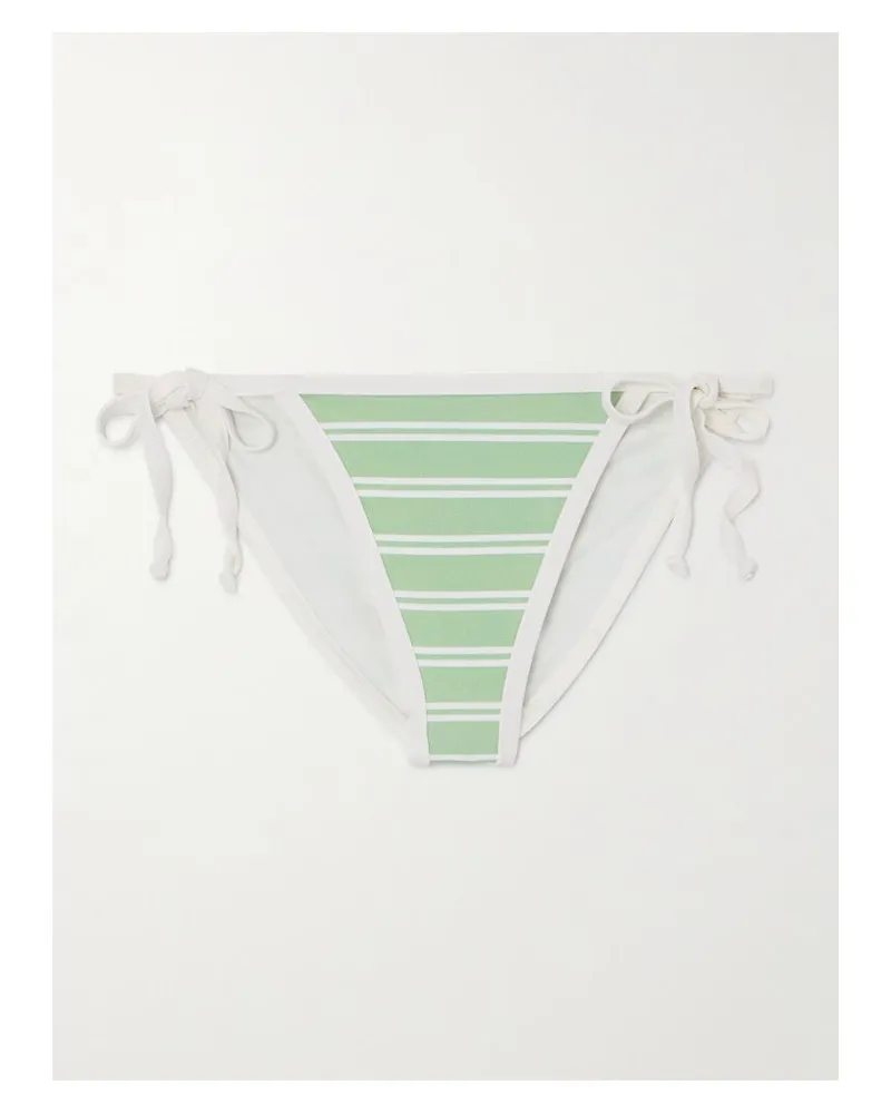 Marysia Bianco Bikini-höschen Mit Streifen - Grün Grün