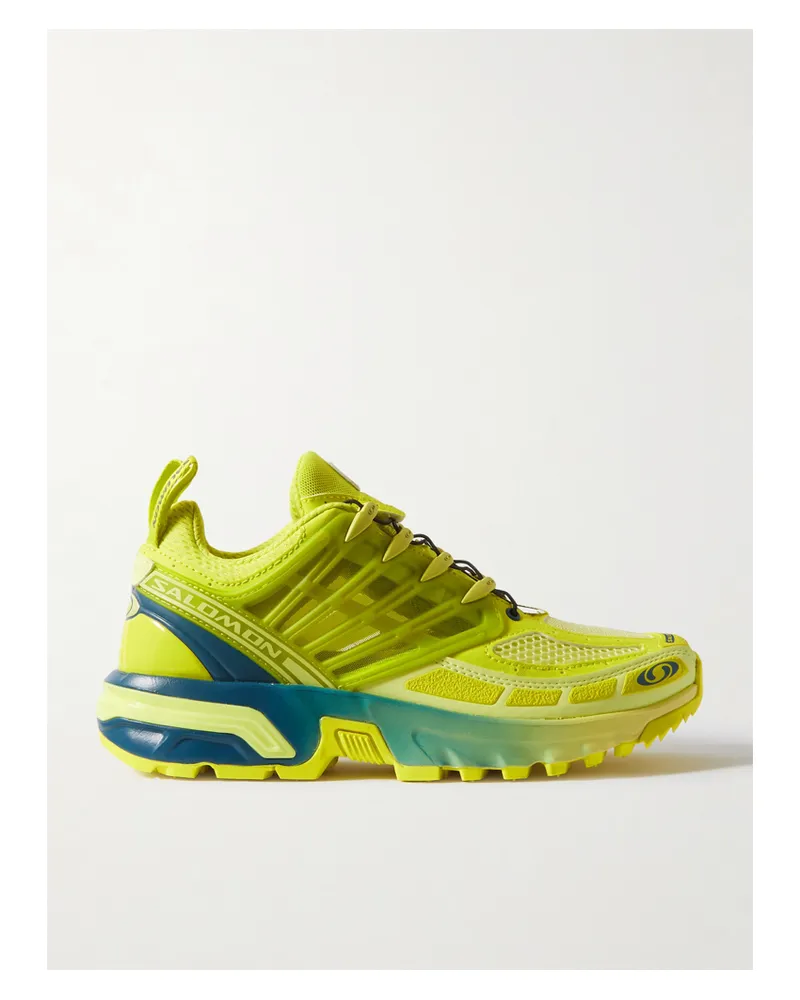 Salomon Acs Pro Sneakers Aus Mesh Mit Gummibesätzen - Gelb Gelb
