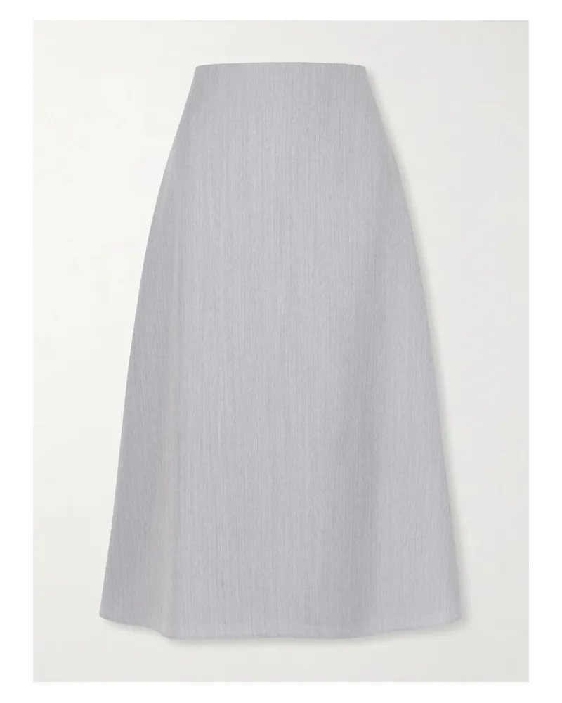 TWP Wool Midi Skirt - Blue Blue