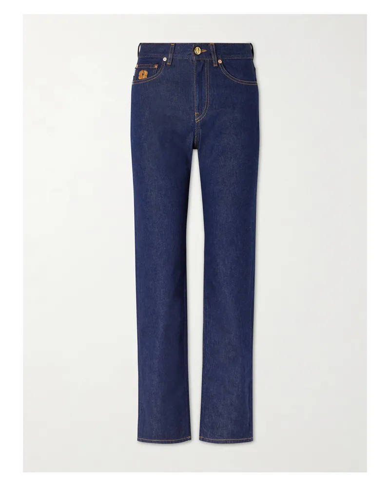 Blazé Milano Mid-rise Straight-leg Jeans - Blue Blue