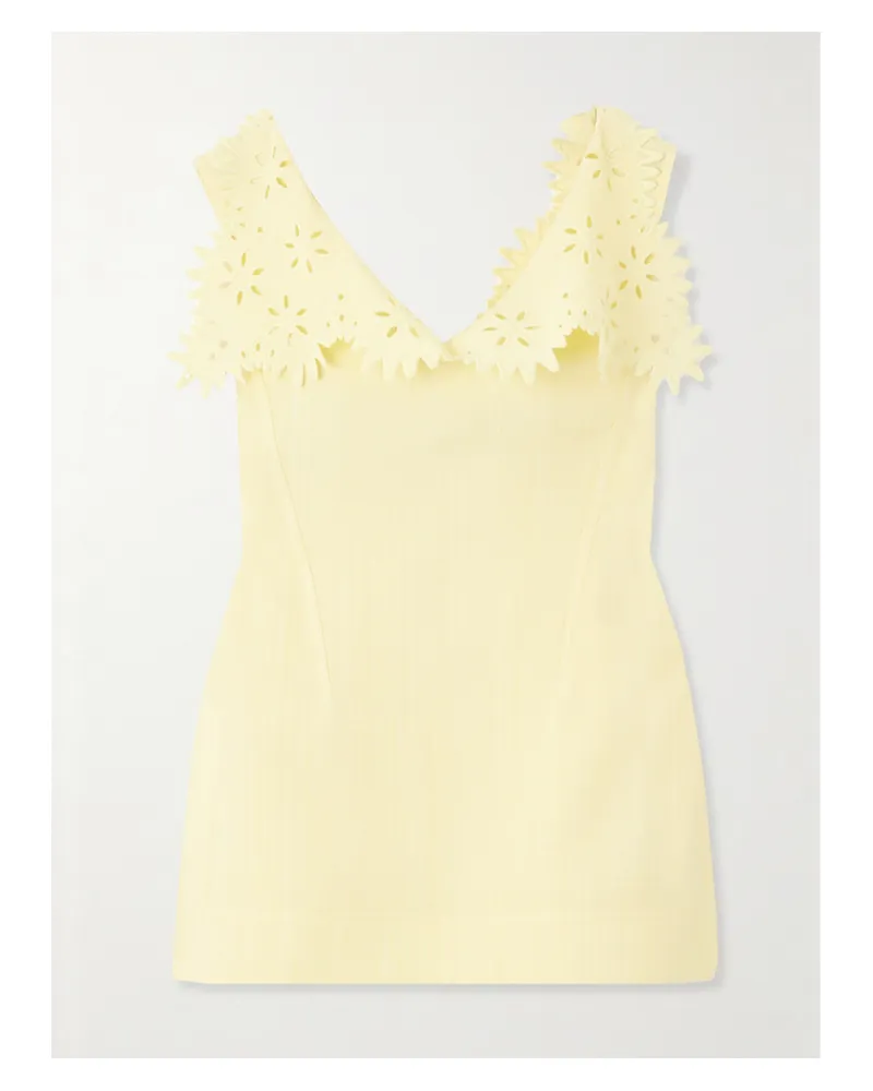 Bottega Veneta Layered Broderie Anglaise Top - Ivory Ivory