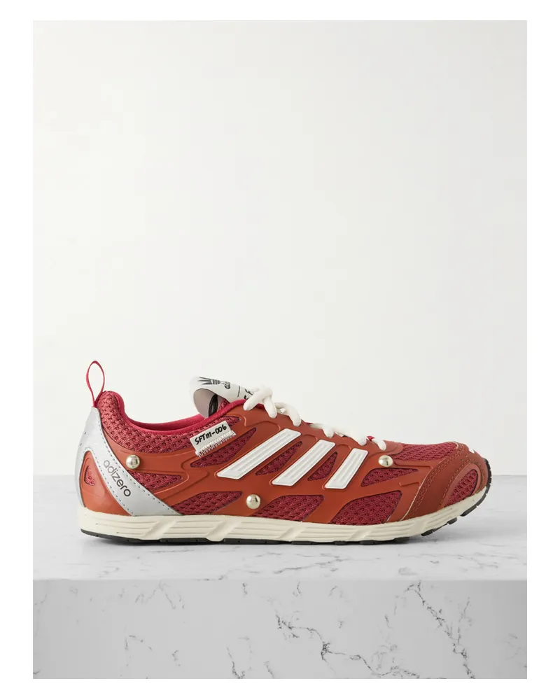 adidas Song For The Mute Adizero Pr Sneakers Aus Mesh Mit Gummibesätzen Und Nieten - Rot Rot