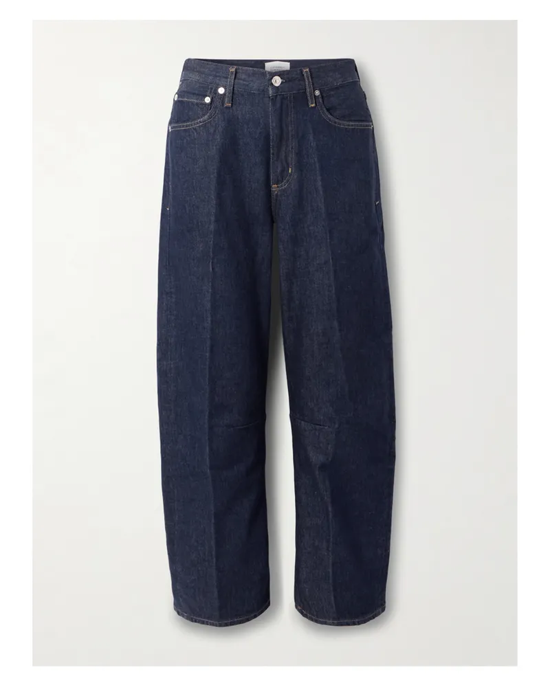 Citizens of humanity Miro Halbhohe Barrel-jeans - Blau Blau