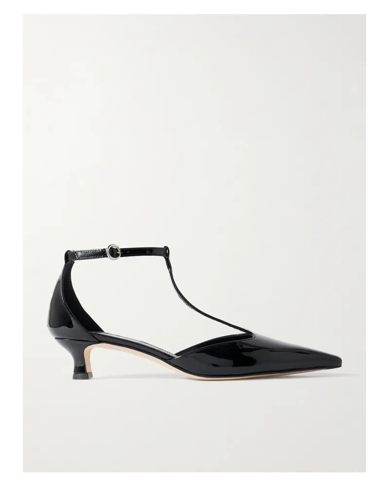 aeyde Liz Pumps Aus Lackleder - Schwarz Schwarz