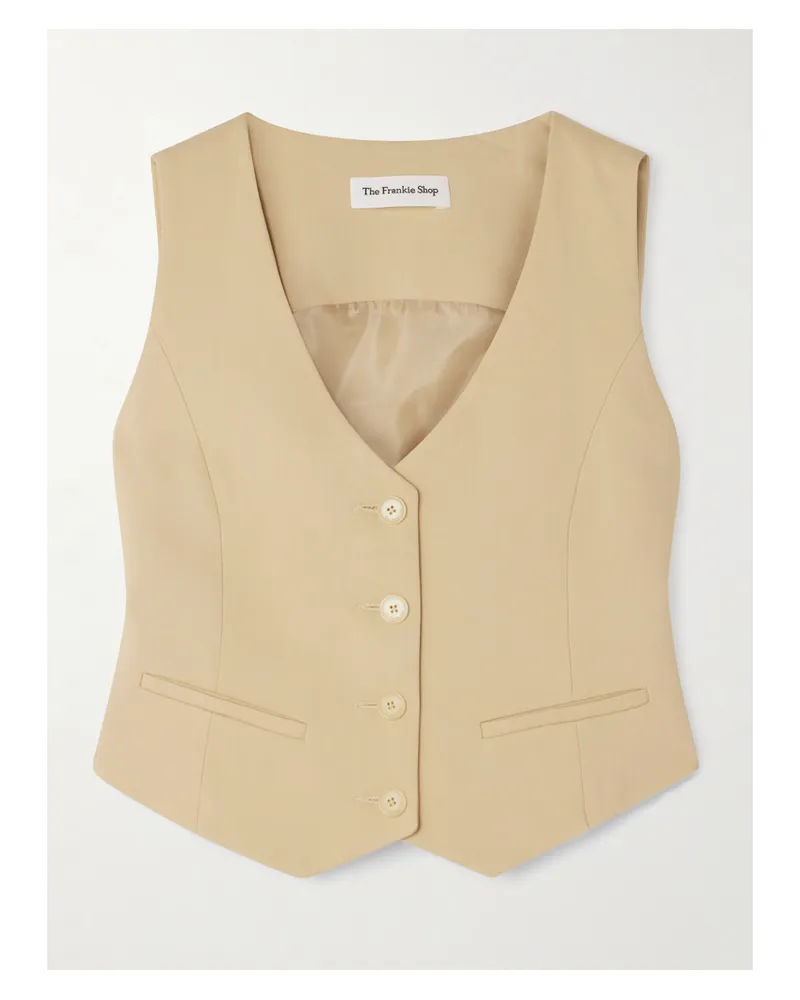 FRANKIE Shop Roma Weste Aus Webstoff - Neutral Neutral