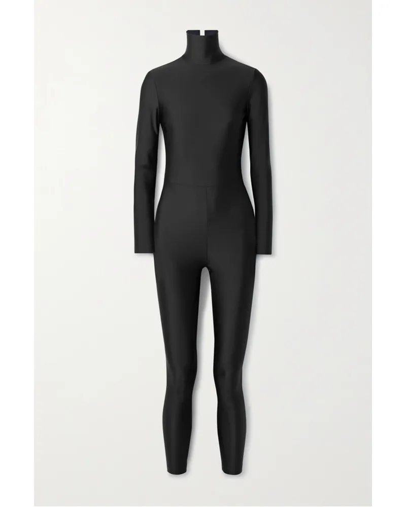 Cover Swim Badeanzug aus Recyceltem Material Schwarz