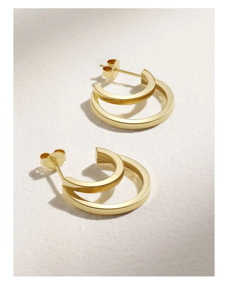 Jennifer Meyer Mini Double Creolen Aus 18 Karat Gold Gold