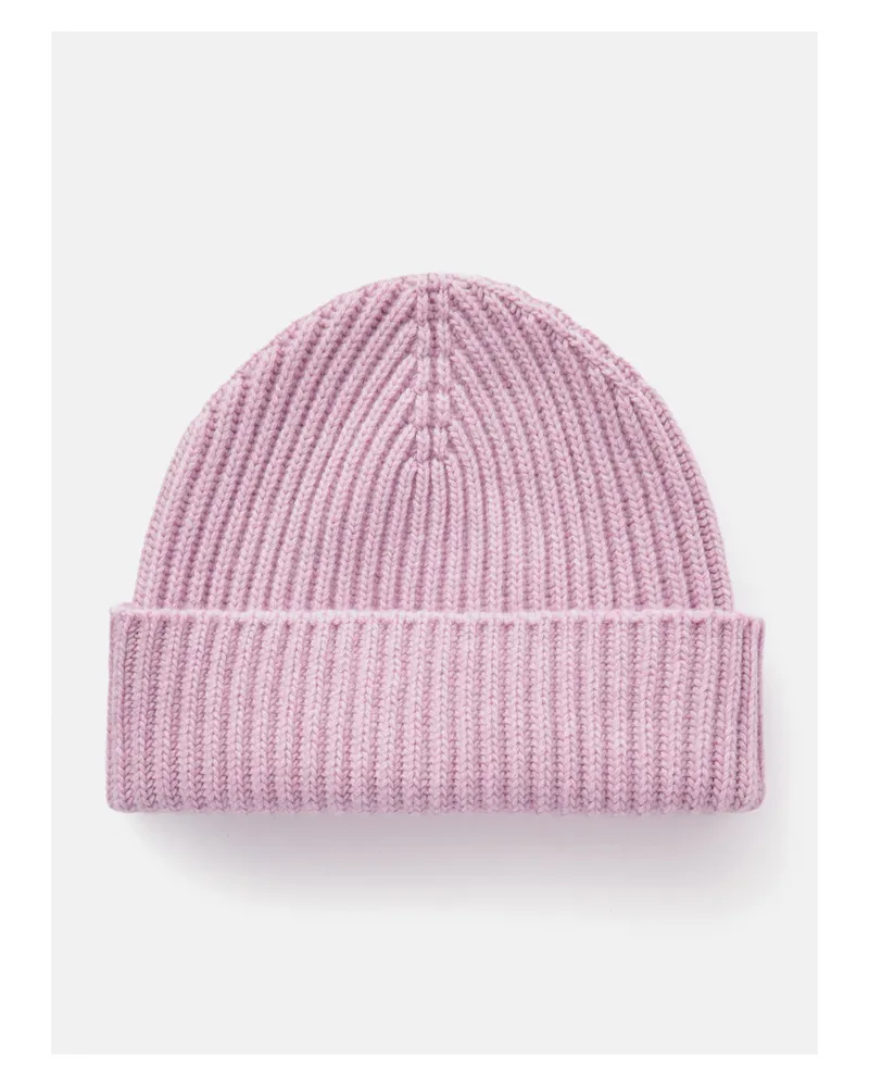 Johnstons of Elgin Lovat Beanie Aus Geripptem Kaschmir - Pink Pink