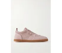 Tutti Rui Donna Sneakers Aus Veloursleder Mit Perforationen - Pink