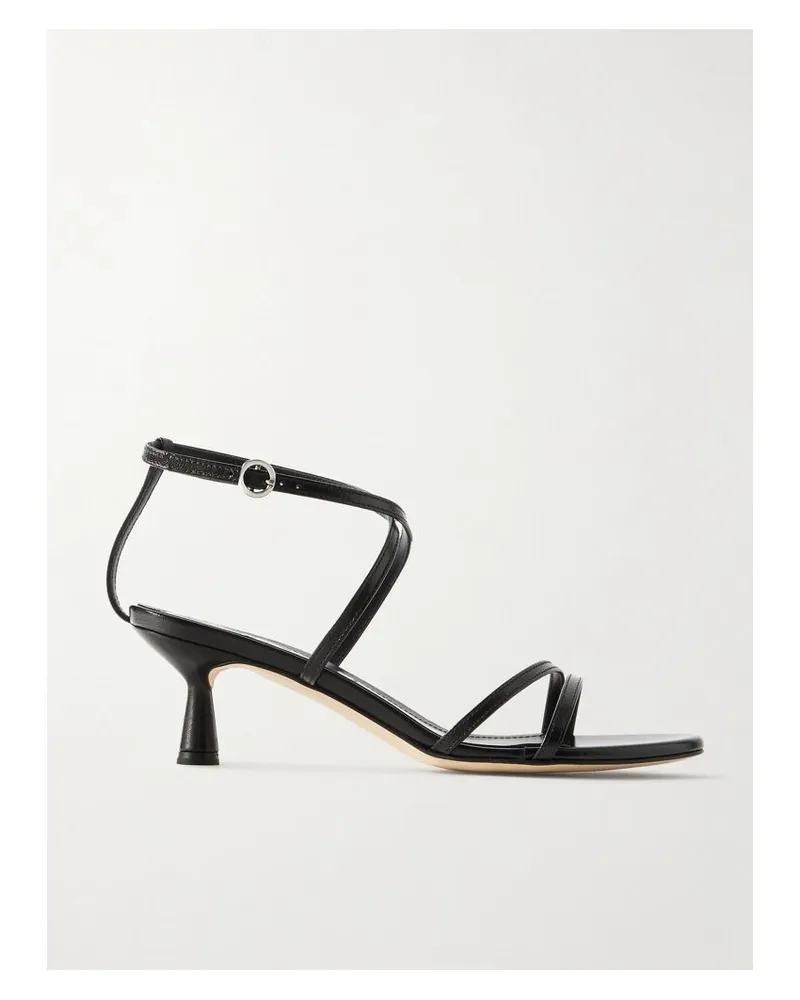 aeyde Maeve Sandalen Aus Leder - Schwarz Schwarz