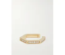 Hexagon Ear Cuff Aus 18 Karat Gold Mit Diamanten