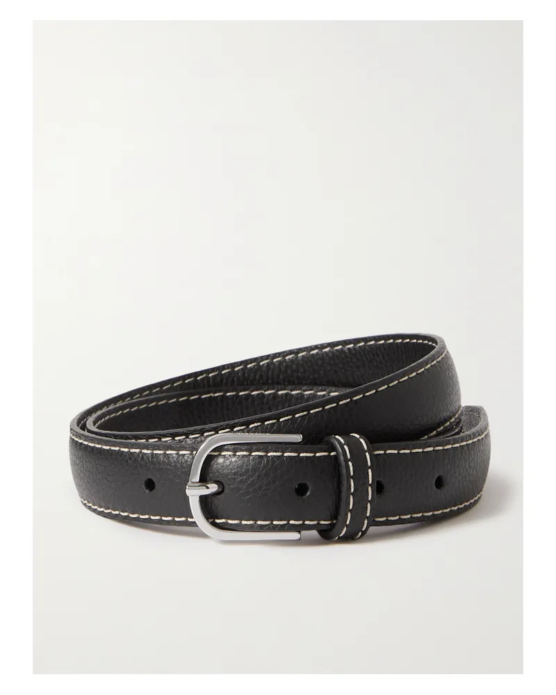 Totême Leather Belt - Black Black