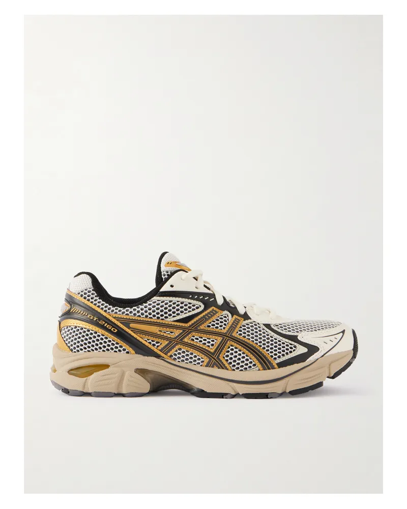 Asics Gt-2160 Sneakers Aus Mesh In Metallic-optik - Neutral Neutral