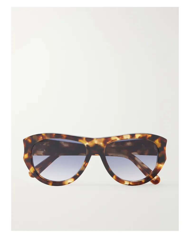 Dior Aviator-style Acetate Sunglasses - Tortoiseshell Tortoiseshell