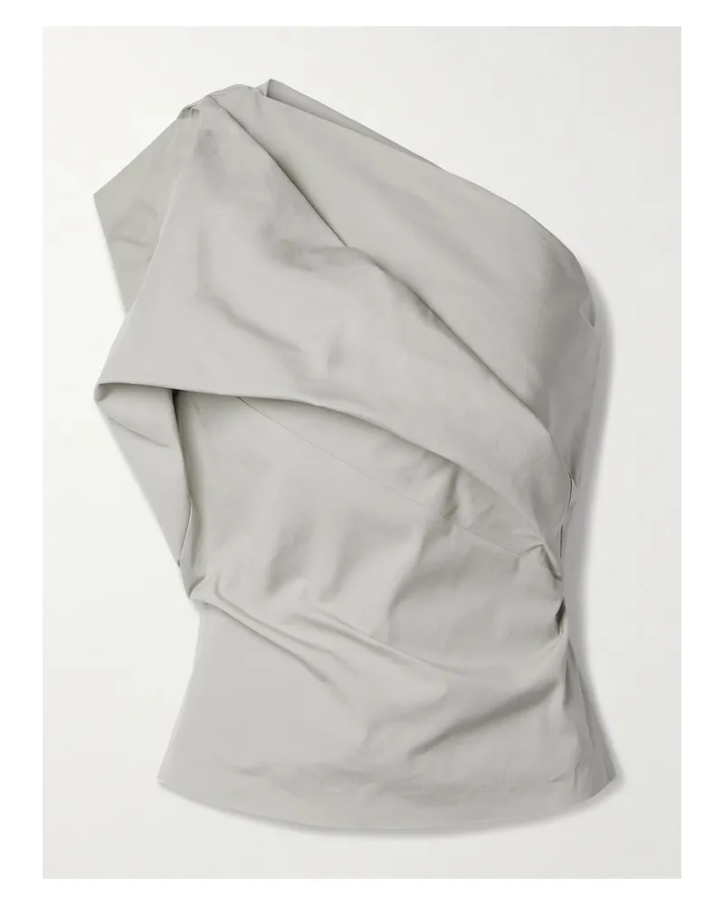 Rick Owens Claudia Asymmetrisches Oberteil Aus Einer Baumwollmischung - Neutral Neutral