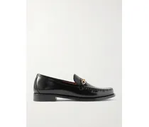 Loafers Aus Leder Mit Verzierung - Schwarz