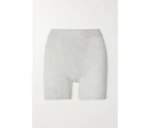 Boyfriend Boxer – Light Heather Grey – Shorts aus Jersey aus einer Modal-baumwollmischung