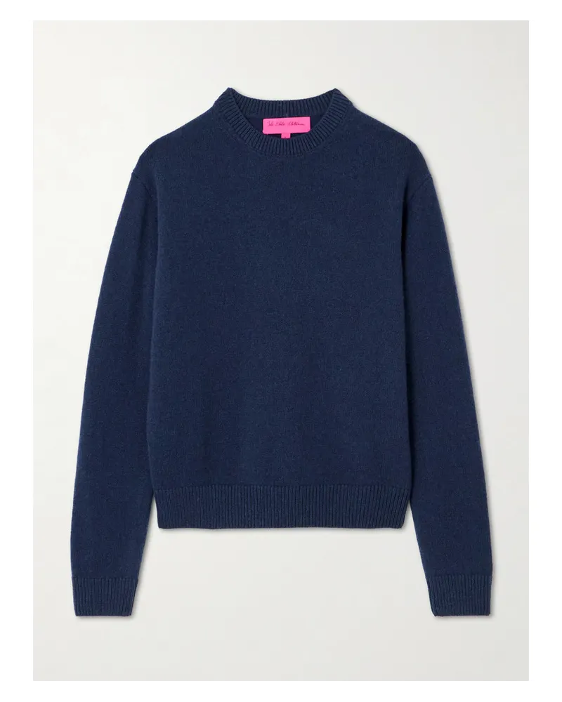 The Elder Statesman Kaschmirpullover Blau