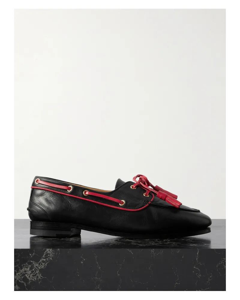 Bally Pavlin Bootsschuhe Aus Leder Mit Verzierung - Schwarz Schwarz