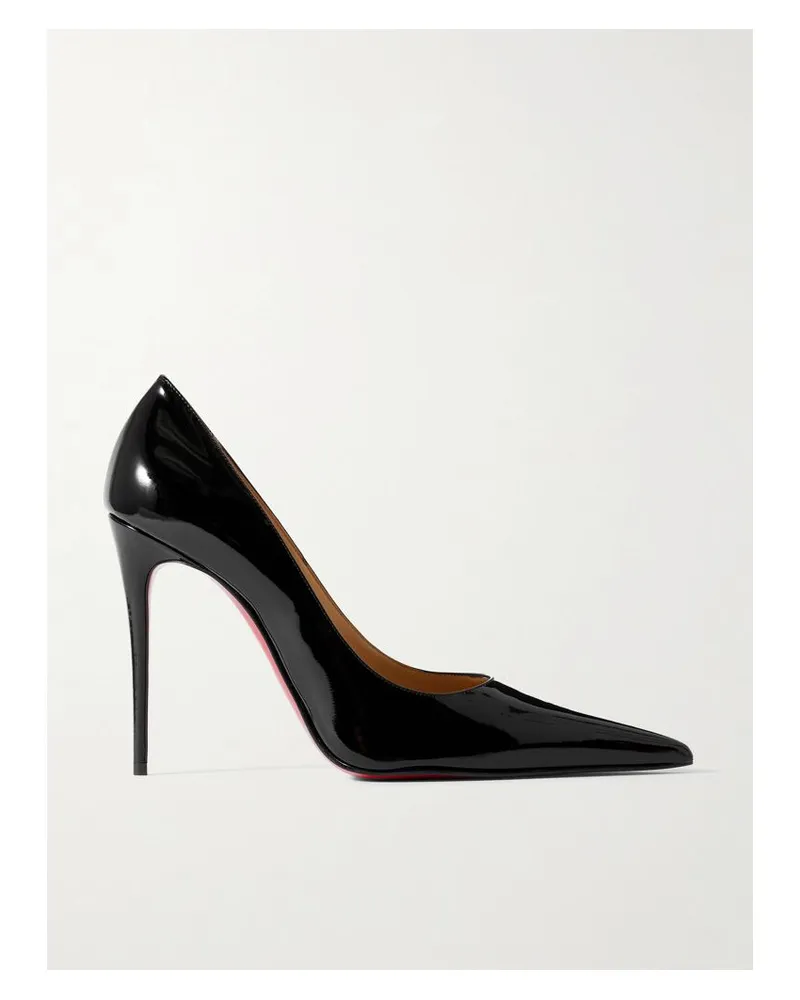 Christian Louboutin Kate Max 100 Pumps Aus Lackleder - Schwarz Schwarz