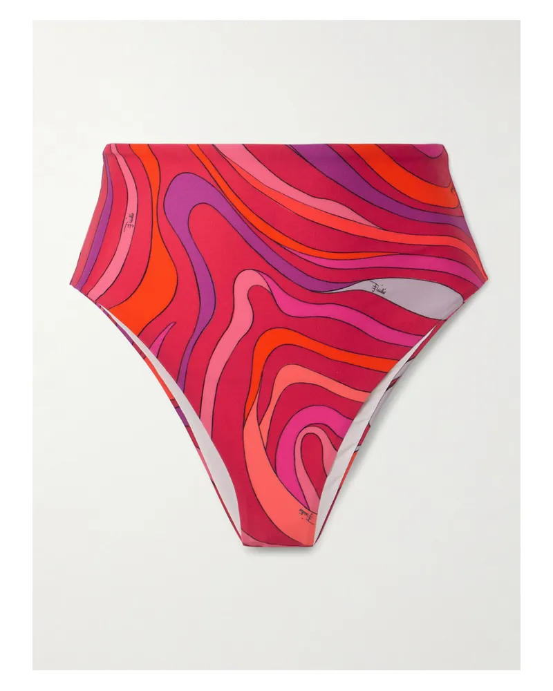 Emilio Pucci Bedrucktes Bikini-höschen - Pink Pink