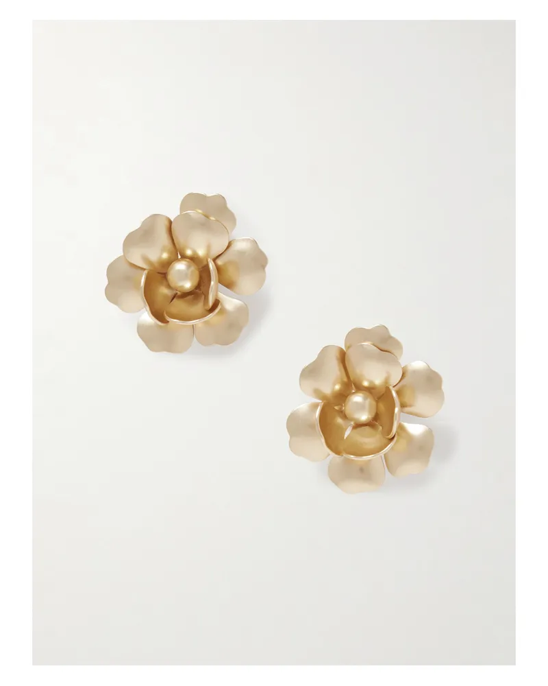 Roxanne Assoulin The Flower Goldfarbene Ohrclips Gold