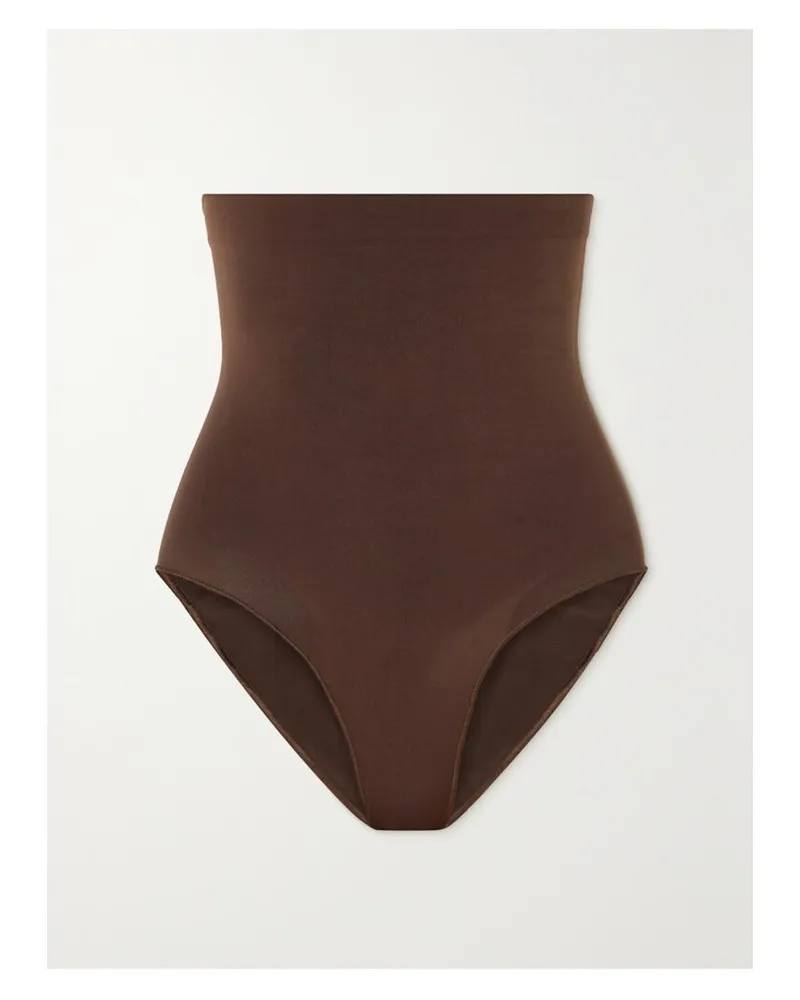 SKIMS Seamless Sculpt High Waist Brief – Cocoa – Höschen - Braun Braun