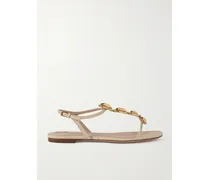 Titan Slingback-sandalen aus Lackleder