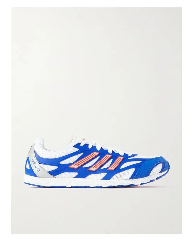 adidas Adizero Pr Sneakers Aus Mesh Mit Gummibesätzen - Blau Blau