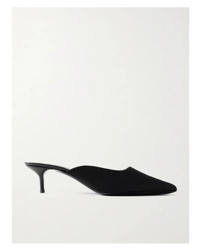 STAUD Sebastian Mules Aus Satin - Schwarz Schwarz