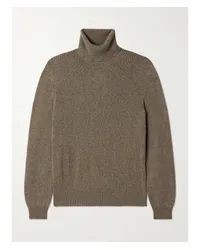 Loro Piana Fobello Rollkragenpullover aus Kaschmir Grün