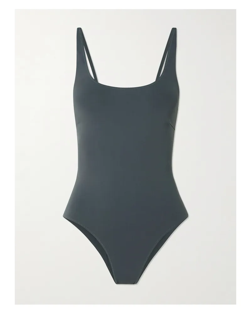 St. Agni Stretch Recycled Swimsuit - Gray Gray