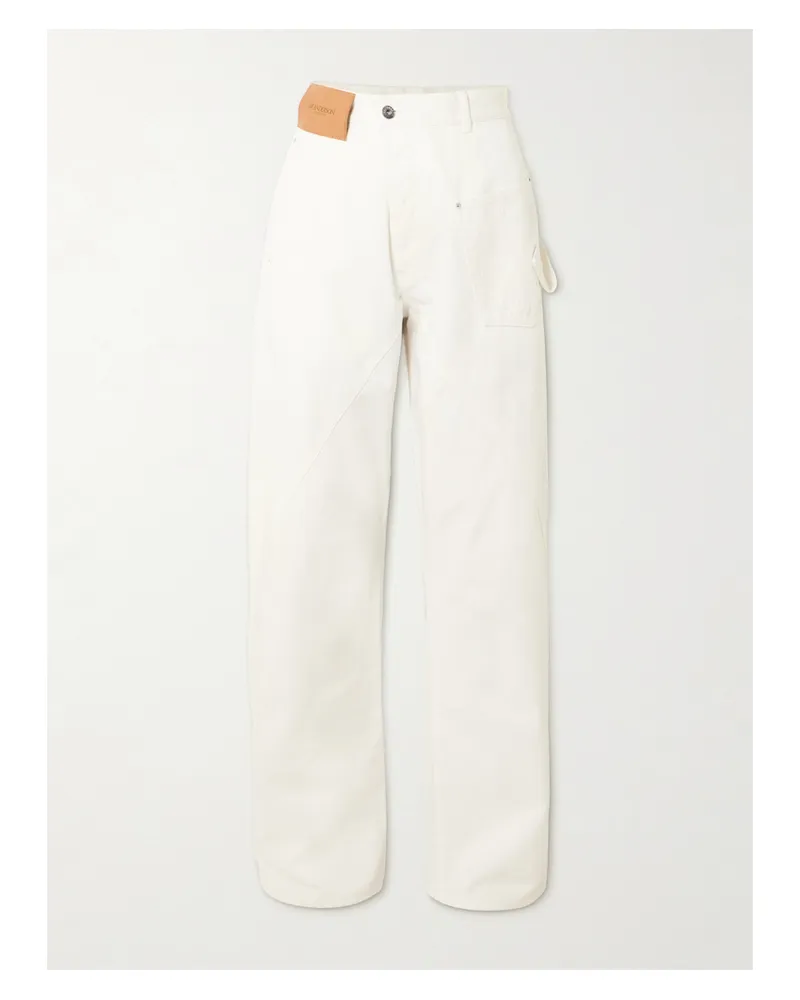 J.W.Anderson Twisted Hoch Sitzende Jeans - Wollweiß Wollweiß