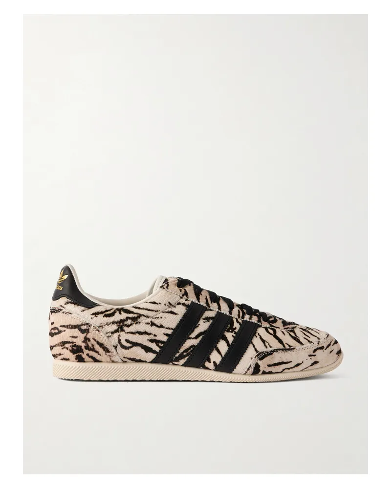 adidas Japan Sneakers Aus Kalbshaar Mit Zebraprint Und Lederbesätzen - Animal-Print Animal-print