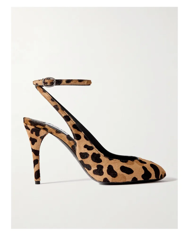 Alaïa 90 Leopard-print Calf Hair Pumps - Animal print Animal