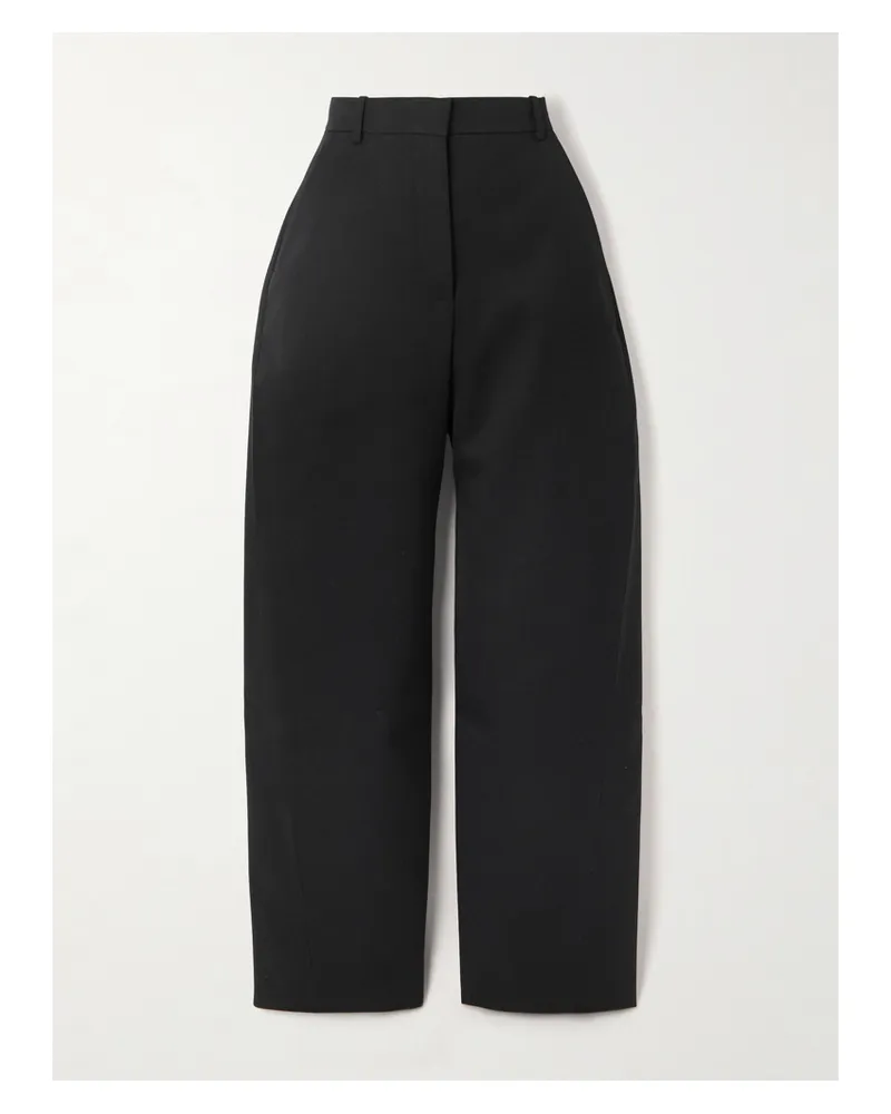 Givenchy Hose Aus Grain De Poudre Aus Wolle - Schwarz Schwarz