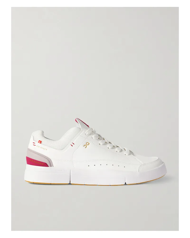ON Roger Federer The Roger Centre Court Sneakers Aus Leder - Weiß Weiß