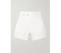 Ellis Denim Shorts - White