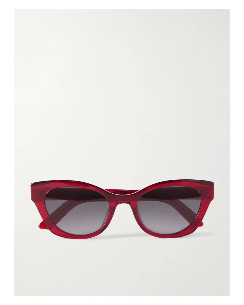 Dior Diormidnight B2i Cat-eye Acetate Sunglasses - Red Red