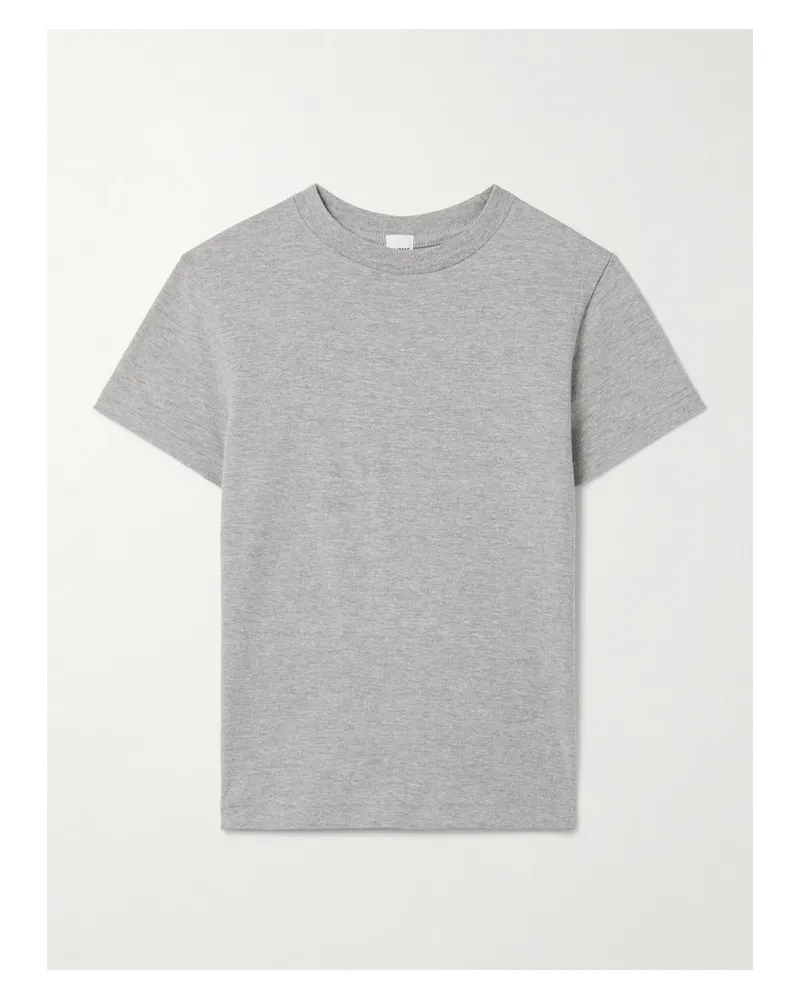 RE/DONE Hanes Classic T-shirt Aus Baumwoll-jersey - Grau Grau