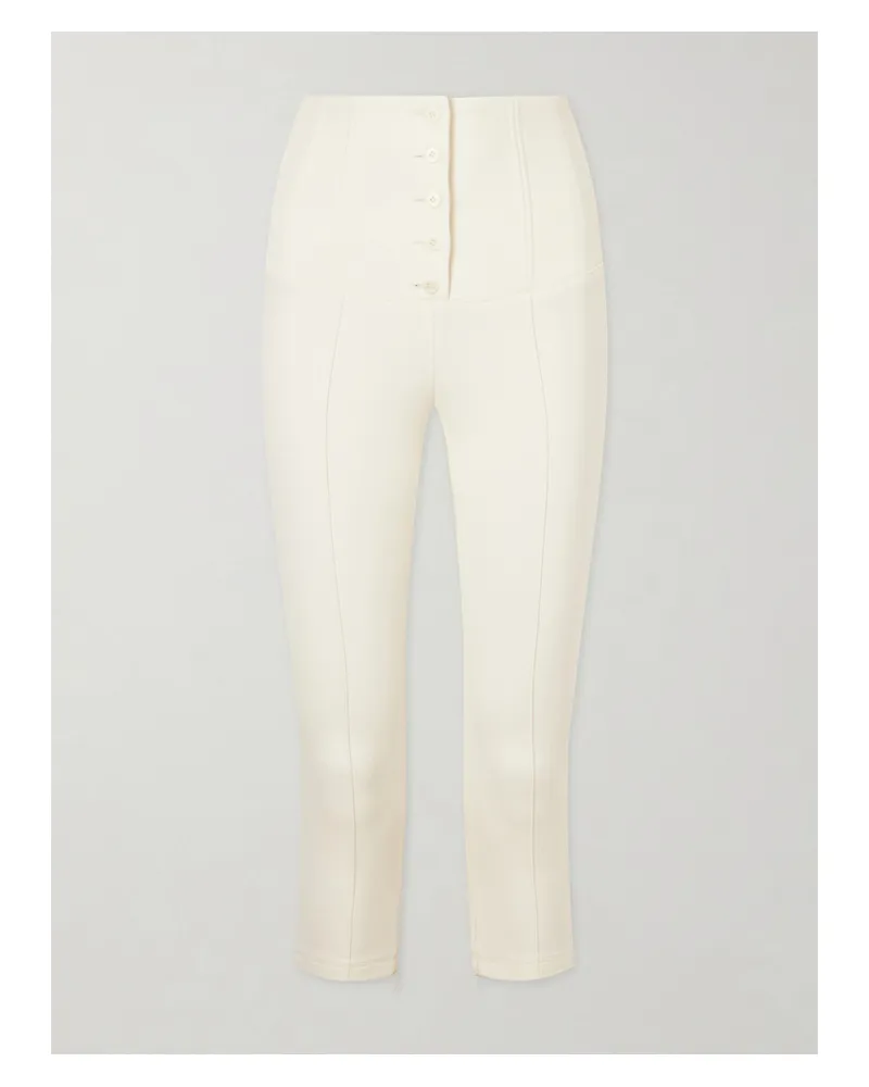 Jacquemus Arlesien Stretch-crepe Skinny Pants - Neutrals Neutrals