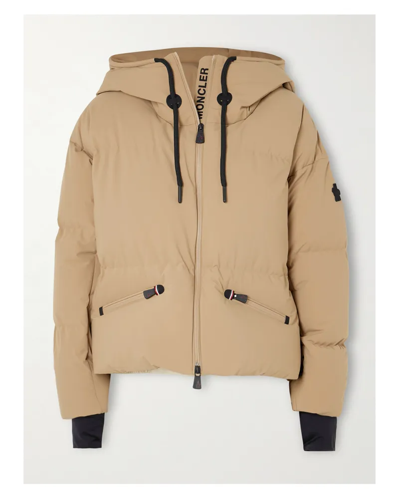Moncler Allesaz Quilted Shell Down Jacket - Neutrals Neutrals