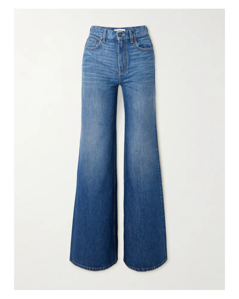 Chloé Hoch Sitzende Jeans Mit Weitem Bein - Blau Blau