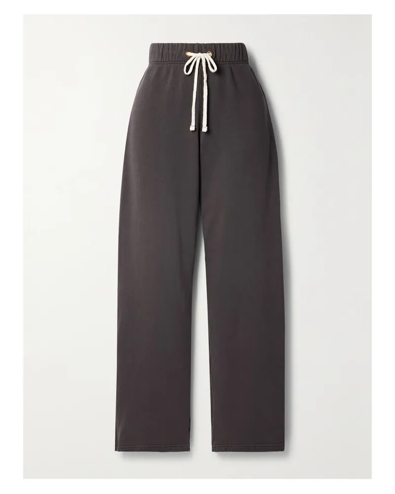 LES TIEN Eazy Jogginghose Aus Baumwoll-jersey - Schwarz Schwarz