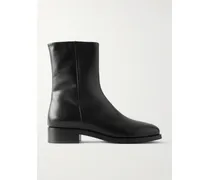 Vincent Ankle Boots Aus Leder - Schwarz