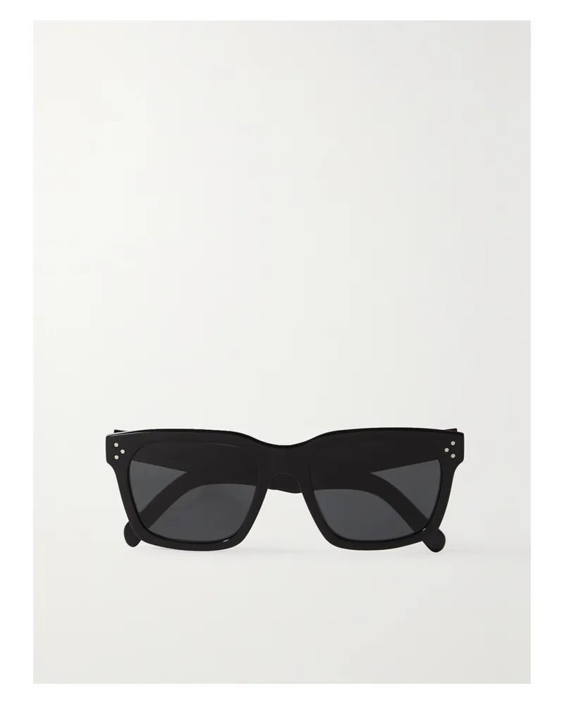 Celine Oversized-sonnenbrille Mit Eckigem Rahmen Aus Azetat - Schwarz Schwarz