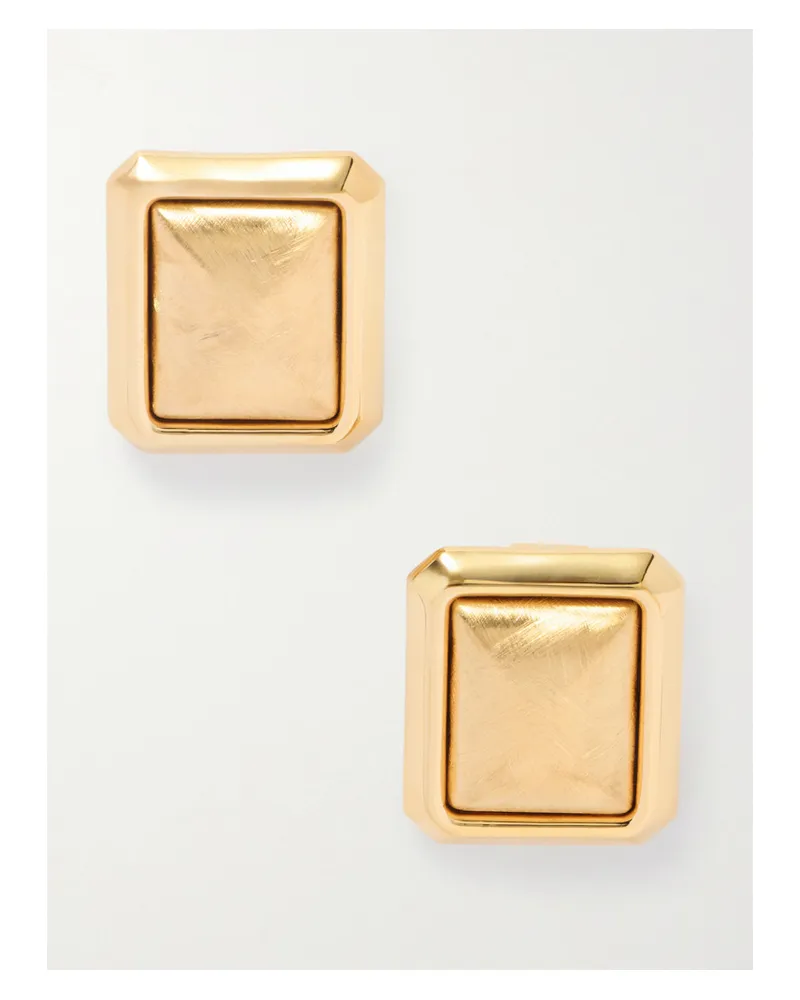Jacquemus Les Pendants Carré Goldfarbene Ohrringe Gold