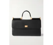 My Sicily Schultertasche Aus Leder - Schwarz