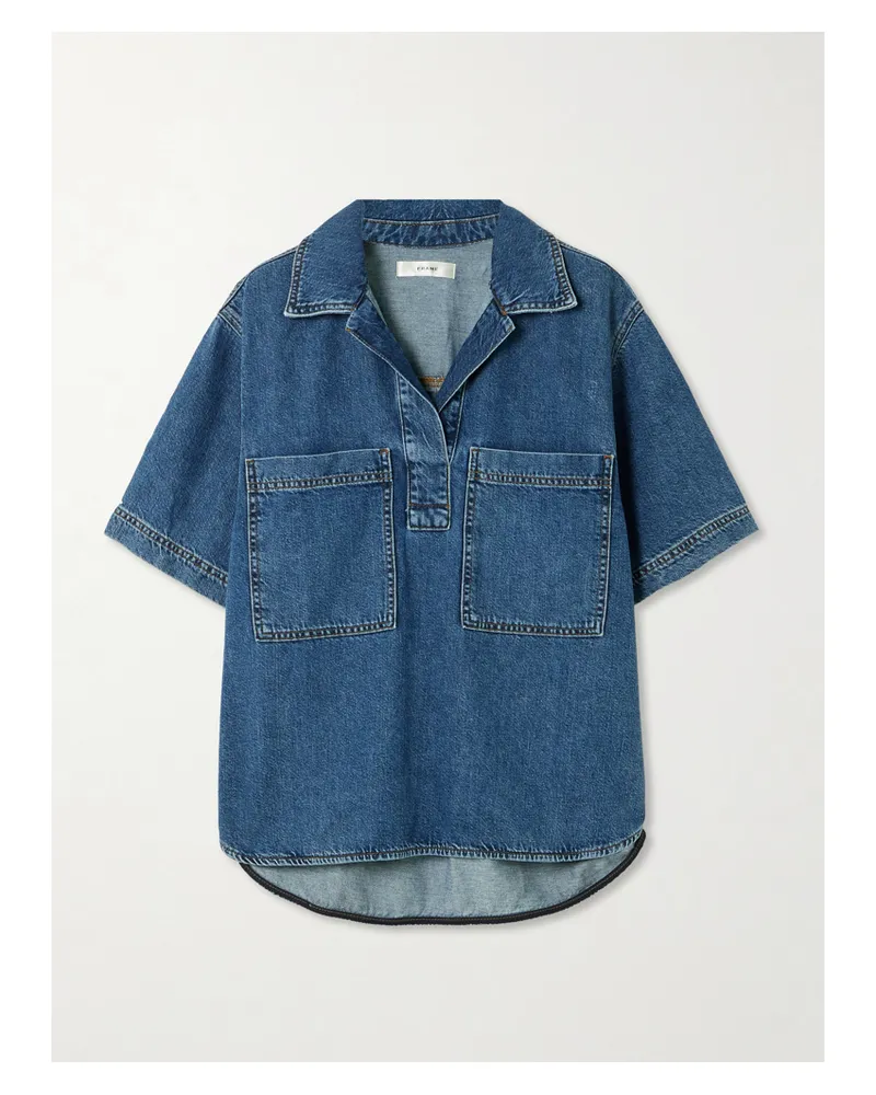 Frame Denim Hemd Aus Bio-denim - Blau Blau